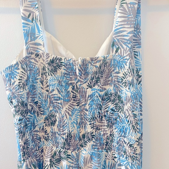 NWOT Lucy Paris Tropical Print Midi Dress w/Bow Tie Straps - XS - Picture 7 of 11